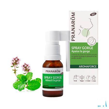 Aromaforce Bio Spray Gorge Apaisant 15 ml  -  Pranarom
