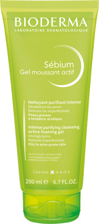 Bioderma Sebium Gel Moussant Actif Tube 200 ml