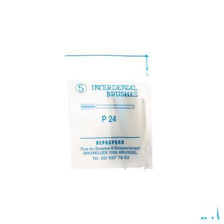 Proximal Tandenborstel M/heft Cylindrisch Breed 5 P24  -  Deprophar