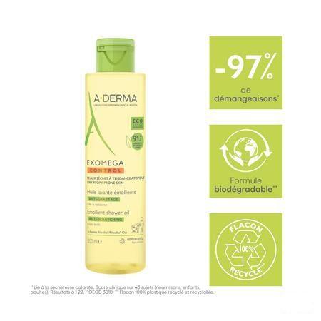 Aderma Exomega Control Olie Emolierend Tube 200 ml  -  Aderma