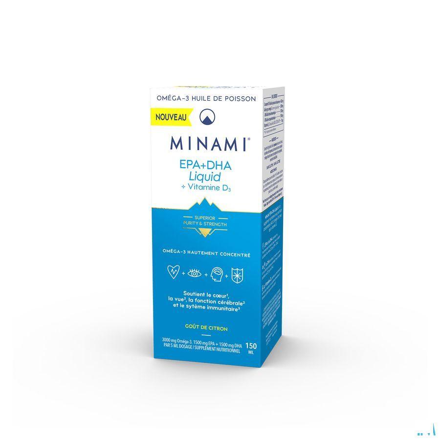 Minami Epa+Dha Liquid + Vit D3 Fl 150ml  -  Nestle