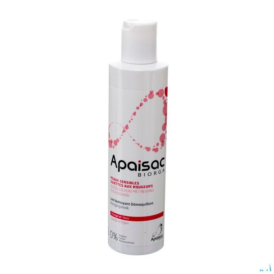 Apaisac Biorga Lait Nettoyant Demaq Flacon 200 ml