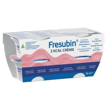 Fresubin 2kcal Creme Fraise Pot 4x125 gr  -  Fresenius