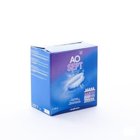 Aosept Plus 6 Maandpack 5x360 ml 