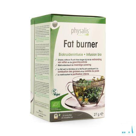 Physalis Fat Burner Infusie Bio Zakje 20x1,5 gr  -  Keypharm