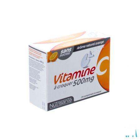 Vitamine C 500 mg Kauwtabletten Tube 2x12  -  Nutrisante