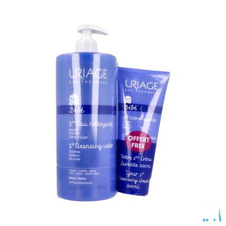Uriage Bebe 1Ere Eau 1L + Bebe Creme Lavante 200 ml