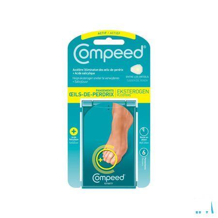 Compeed Eksteroog + 2in1 Met Salicylzuur 6  -  Hra Pharma