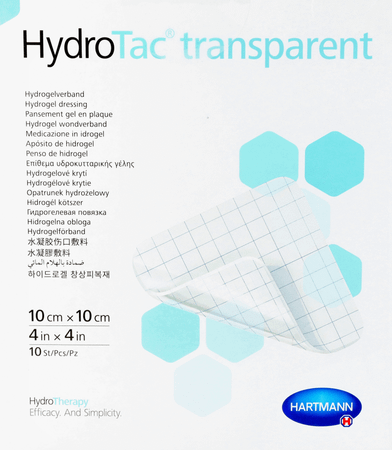 Hydrotac Transparent 10 x 10Cm 10 6859060 Hartmann