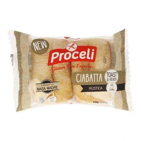 Proceli Ciabatta Rustica 120 gr 2x60 gr  -  Revogan