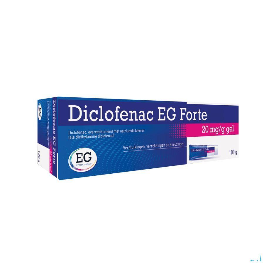 Diclofenac Eg Forte 20 mg/G Gel Tube 100g