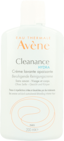 Avene Cleanance Hydra Wascreme Verzachtend 200 ml  -  Avene