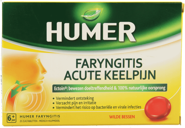 Humer Faryngitis Tabletten 20  -  Urgo Healthcare