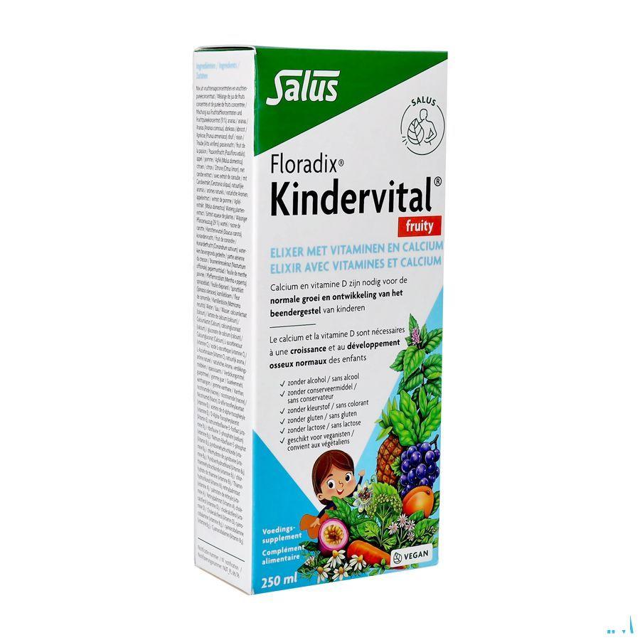 Floradix Kindervital Fruity 250 ml  -  Ocebio