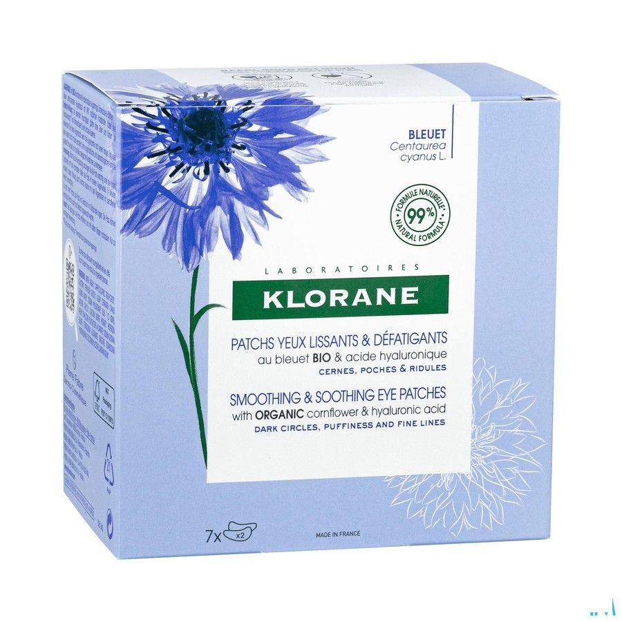 Klorane Visage Bleuet Patchs Defatig. Express 7X2