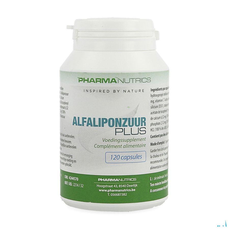 Alfaliponzuur Plus V-Caps 120 Pharmanutrics  -  Pharmanutrics