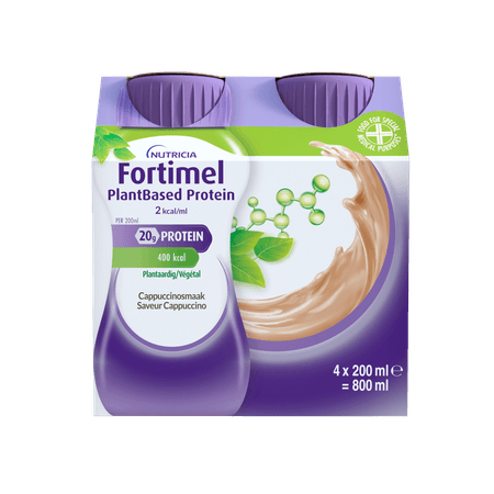 Fortimel Plantbased Protein Cappuccino 4X200 ml