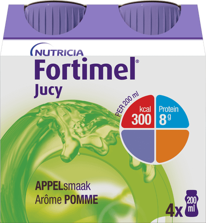 Fortimel Jucy Appelsmaak 4X200ml 155546