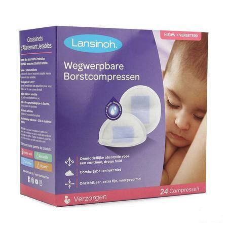 Lansinoh Wegwerpb.Borstkompressen Blue Lock Core24  -  Lansinoh Laboratories
