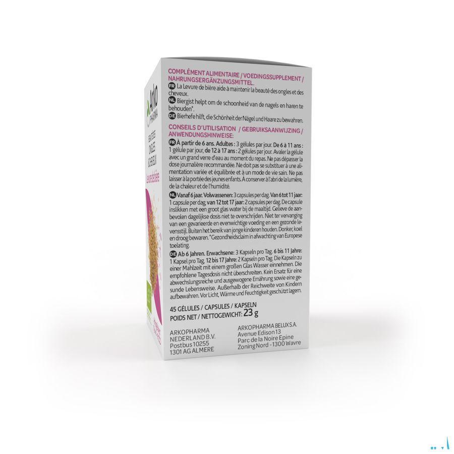 Arkogelules Levure Biere Bio Caps 45  -  Arkopharma