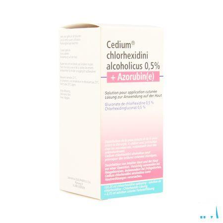 Cedium Chlorhexidini Gluc Alc 0,5% 125 ml + azorubine