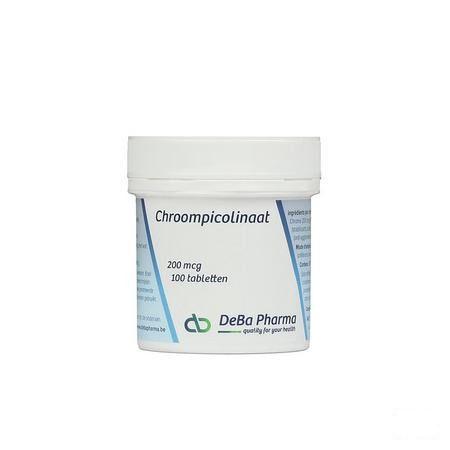 Chromium Picco 200y Comprimes 100  -  Deba Pharma