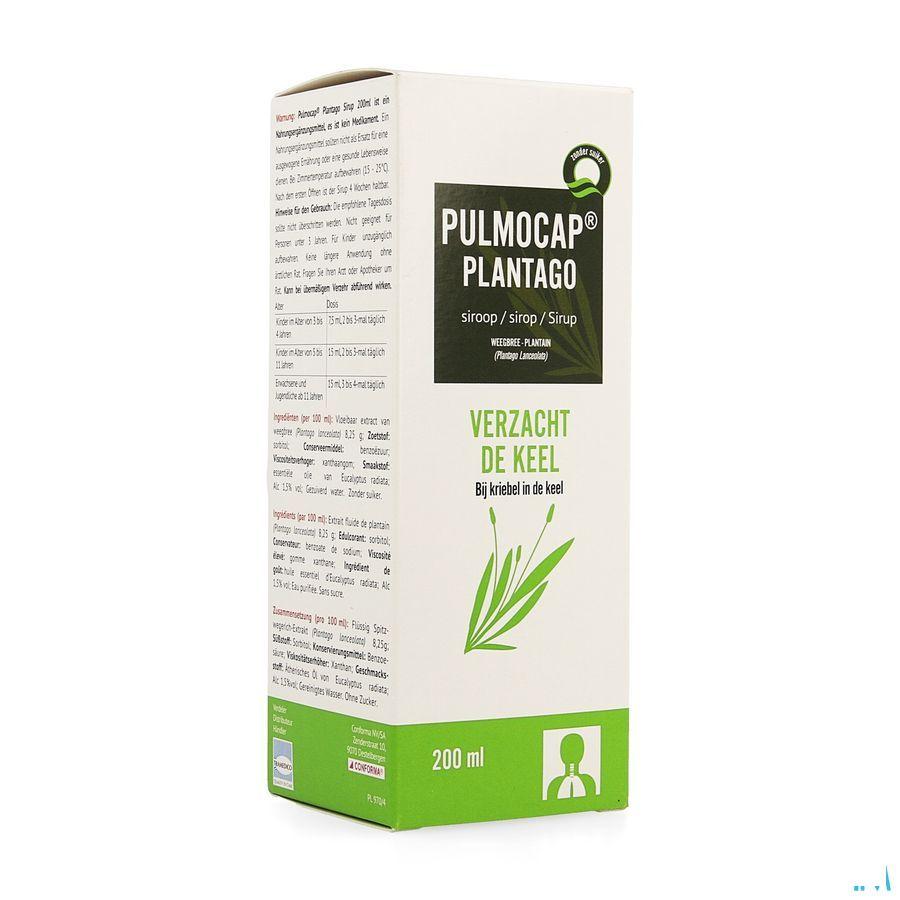 Pulmocap Plantago Siroop 200 ml 