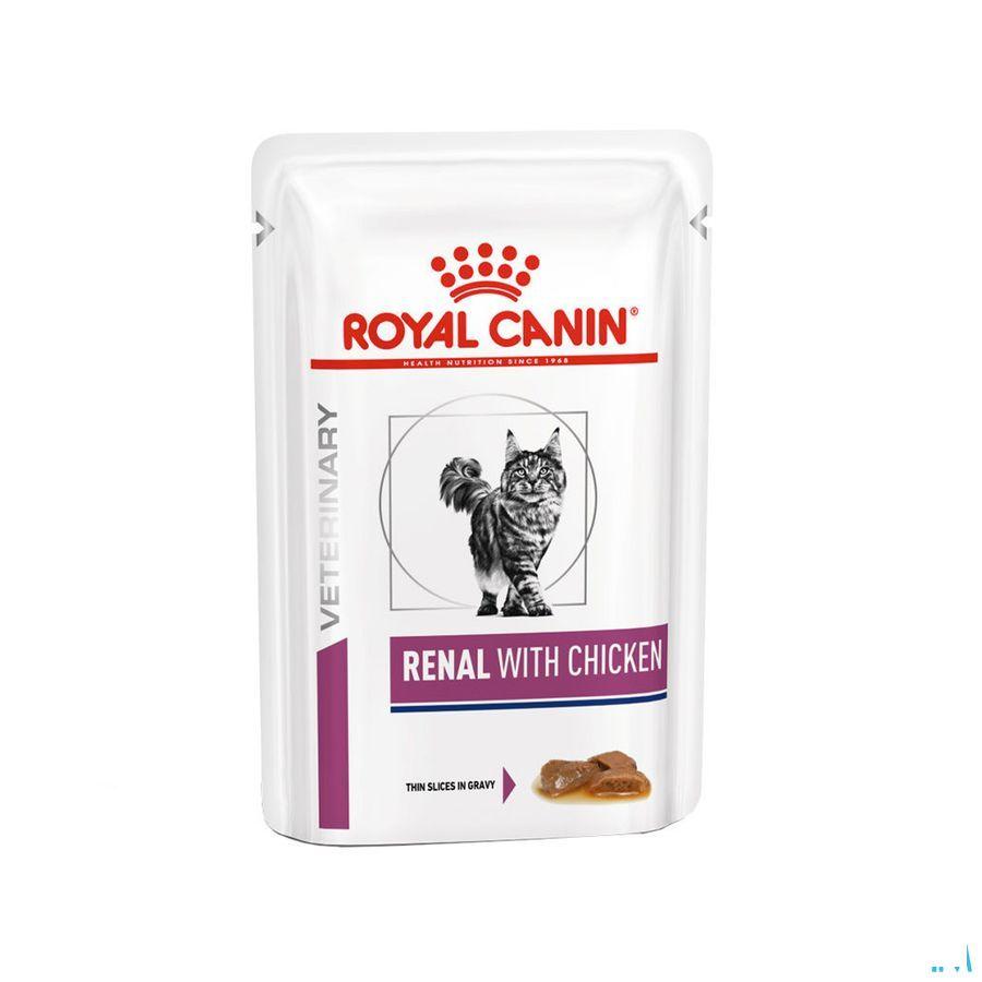 Royal Canin Vdiet Feline Renal Chicken 12X85G