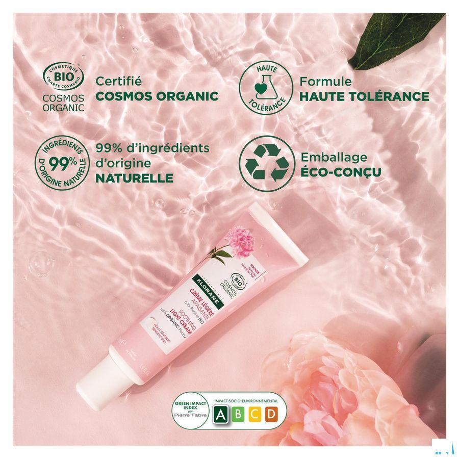 Klorane Gezicht Lichte Cr Pioenroos Bio 40 ml