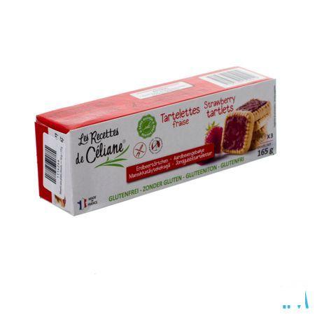 Celiane Aardbeientaartje Glutenvrij 165 gr 4692  -  Revogan