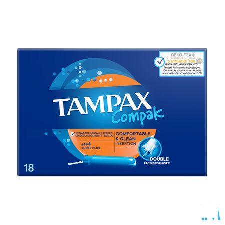 Tampax Compak Super Plus Tampons 18