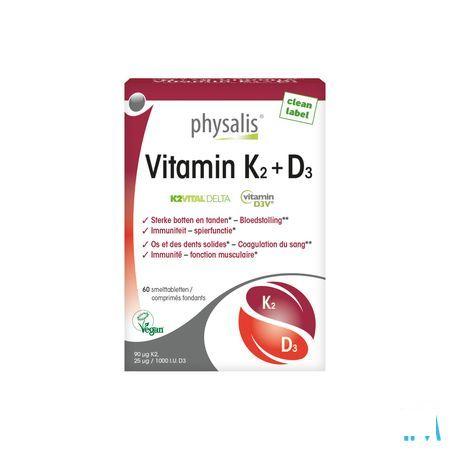 Physalis Vitamin K2 + D3 Tabl 60