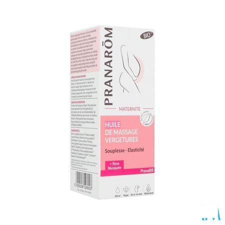 Massage Olie Zwangerschapstriemen 100  ml Pranarom  -  Pranarom