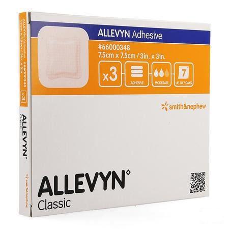 Allevyn Adhesive Verband Hydrocel. 7,5x 7,5cm 3 66000348  -  Smith Nephew
