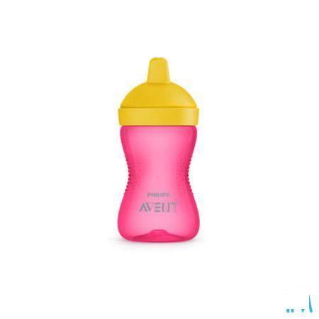 Philips Avent Drinkbeker Harde Tuit 300  ml Roze  -  Bomedys