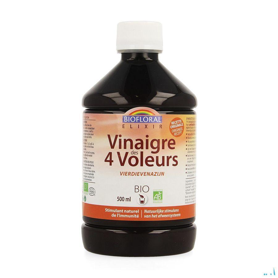 Biofloral Elixir Vinaigre 4 Voleurs Bio 500 ml  -  Pranarom
