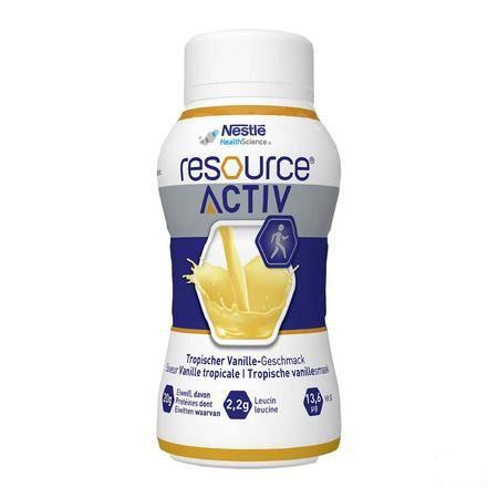 Resource Activ Tropische Vanille 4X200 ml