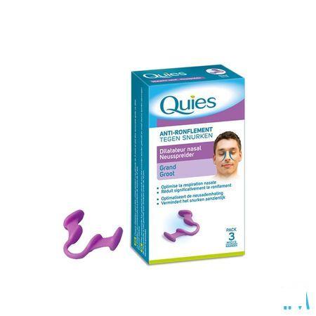 Quies Anti ronflement Dilateur Nasal Grande 1  -  Quies