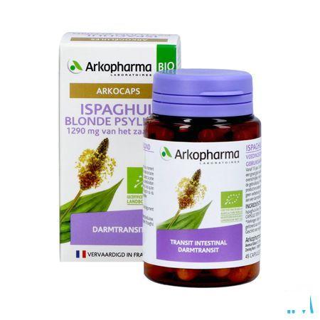 Arkogelules Ispaghul Psyllium Blond Bio Caps 45