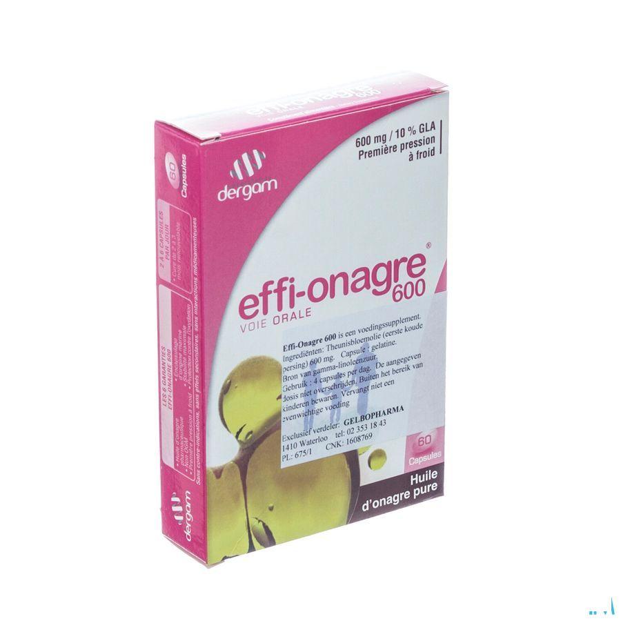 Effi Teunisbloem Dergam Capsule 60x600 mg  -  Gelbopharma