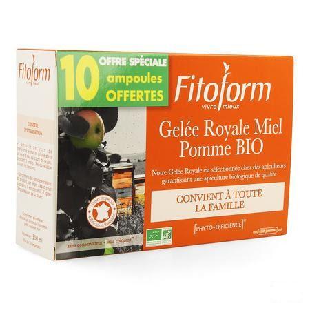 Koninginnebrij Bio Honing-fruct.amp 20 + 10 Fitoform  -  Bioholistic Diffusion