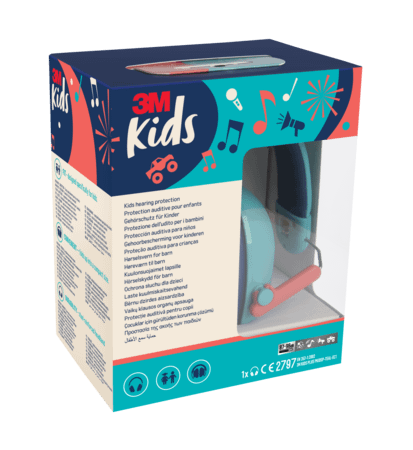 3M Kids Plus Gehoorbesch. Oorkap Kind Groenblauw
