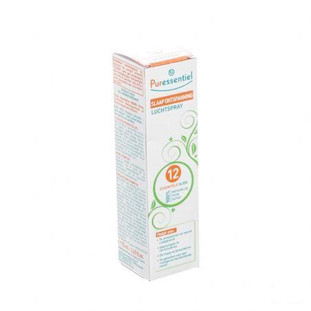 Puressentiel Sommeil Detente Spray 12 Huile Essentielle 75 ml  -  Puressentiel