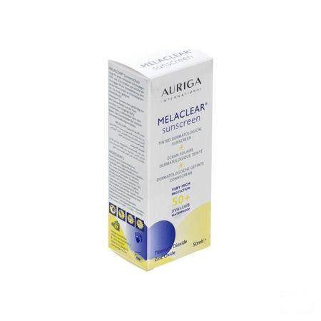 Auriga Melaclear Zonnebescherm. Dermato Ip50 50 ml  -  Isdin