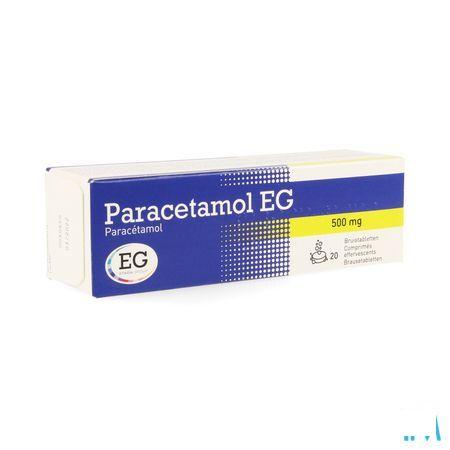 Paracetamol Eg 500  mg Bruistabl 20X500 mg  -  EG