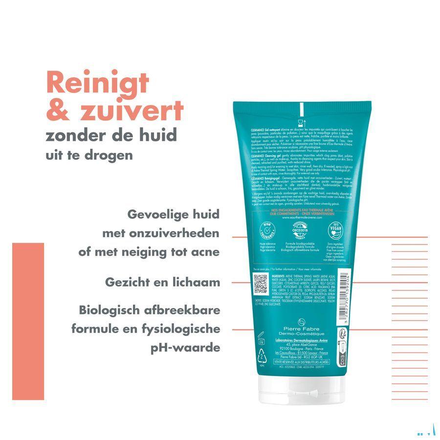 Avene Cleanance Reinigende Gel Tube 200 ml  -  Avene