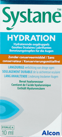 Systane Hydratation Oogdruppels Zonder Bewaarmiddel Flacon 10 ml 