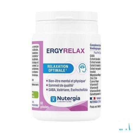 Ergyrelax Caps 60  -  Laboratoire Nutergia