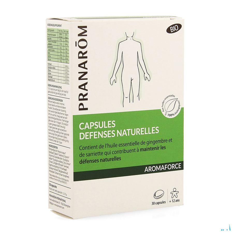 Aromaforce Bio Natuurlijke Weerstand Capsule 30  -  Pranarom