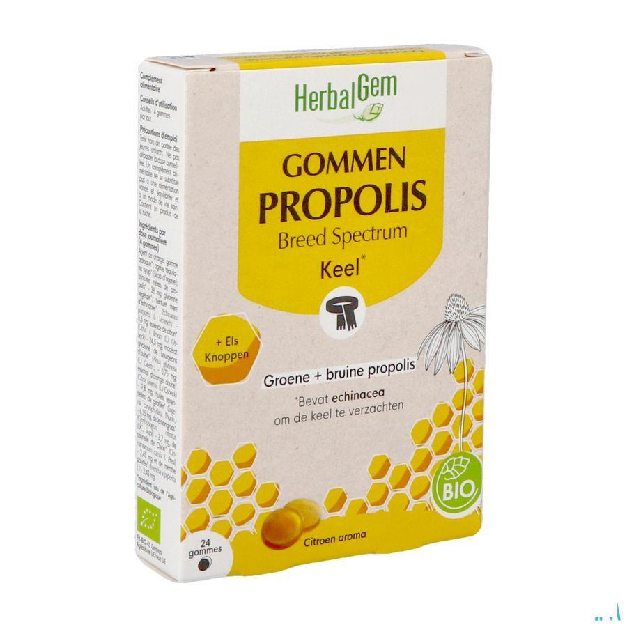 Herbalgem Propolis Breed Spectrum Bio Gommen 24  -  Herbalgem